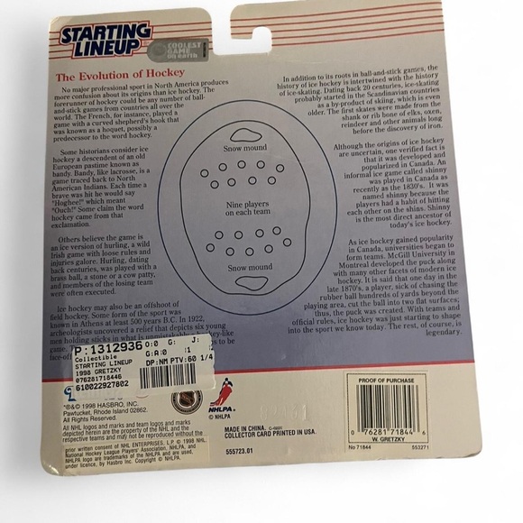 1998 Edition Starting Lineup Hockey Figure - Picture 2 of 3